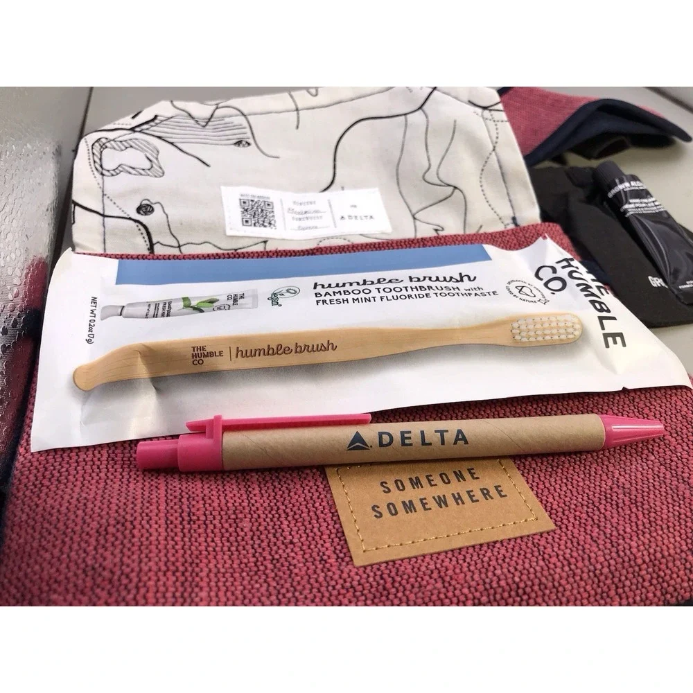 Delta Airlines Amenities Kit Never Used Someone Somewhere 6